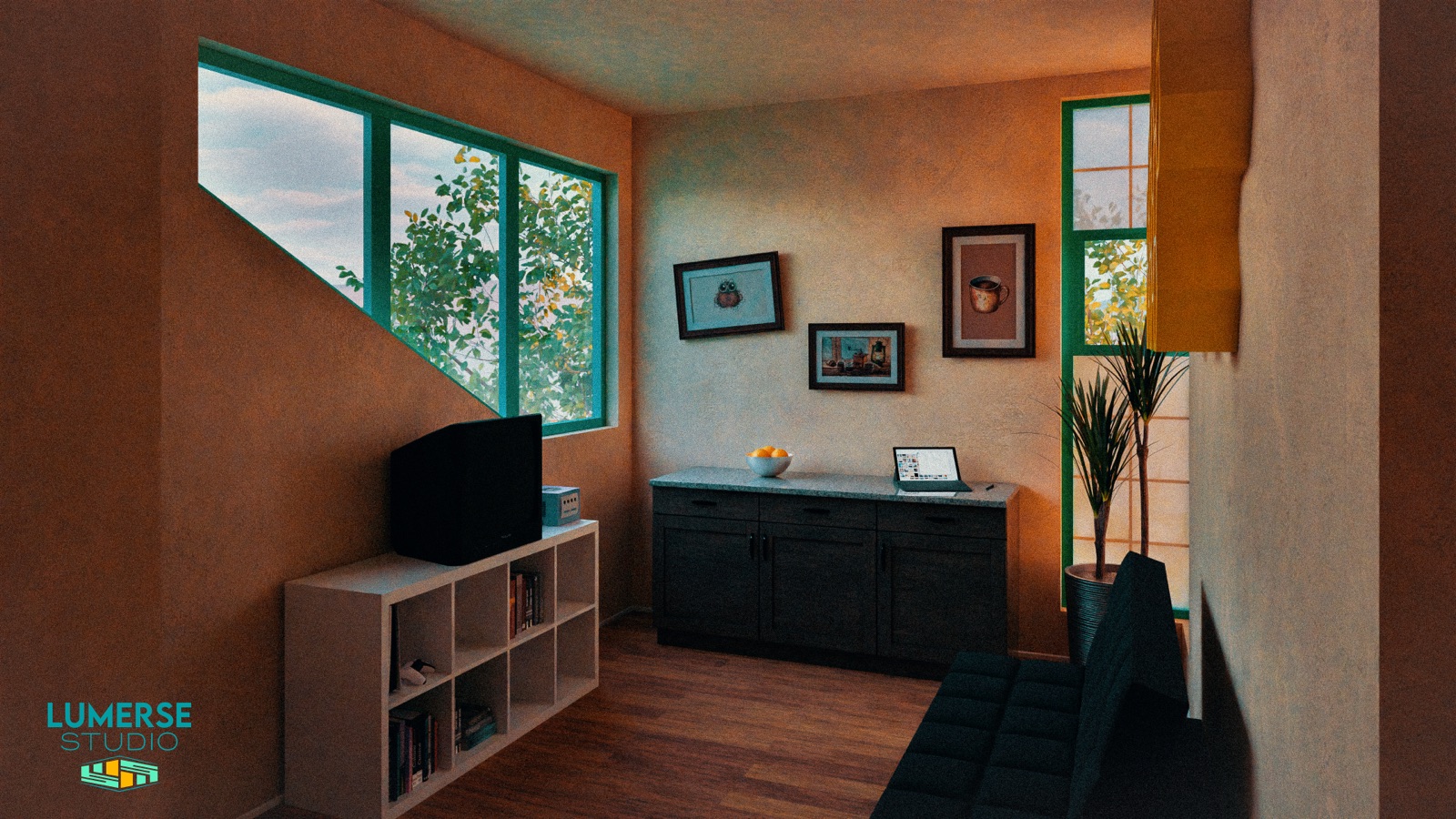 Architectural visualization, immersive rendering